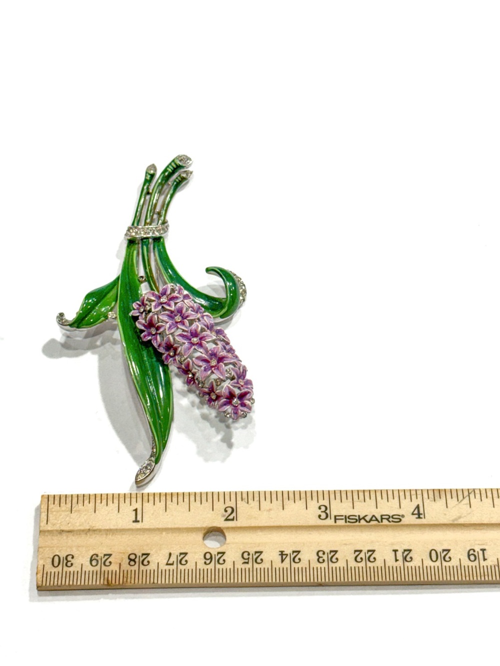 Rare 1940s Crown Trifari Alfred Philippe Double-Prong Fur Clip Brooch Pat 125820 - Picture 17 of 17